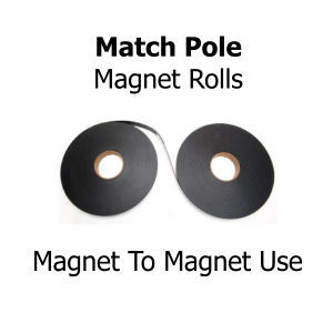 Match Pole Magnetic Strips
