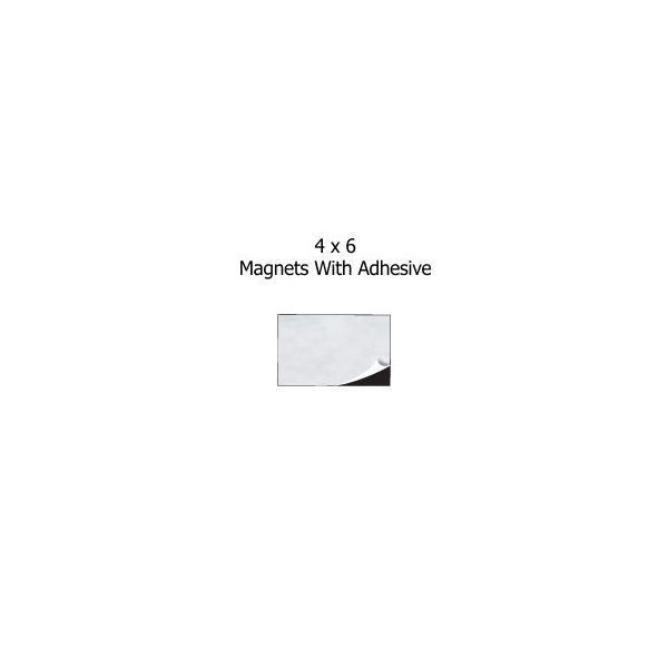 4x6 Adhesive Magnetic Sheets 