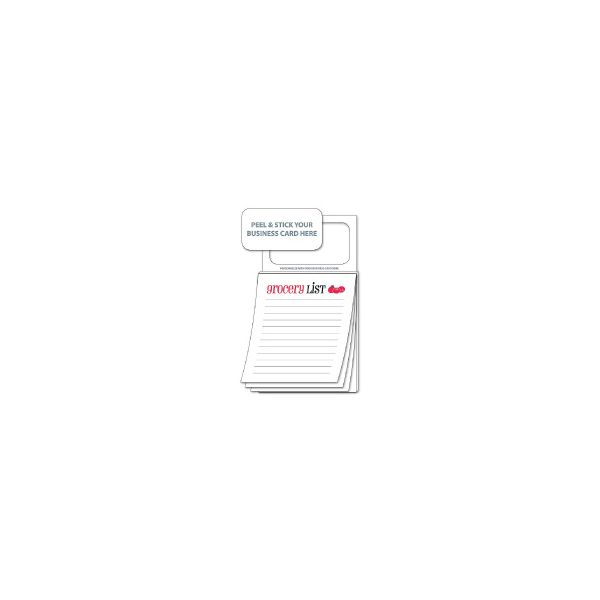 "Grocery List" Magnetic Note Pad - 50 Sheets