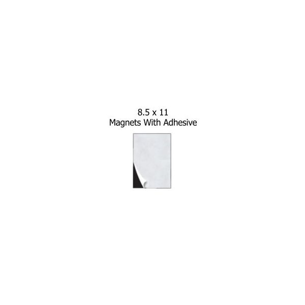 8.5x11 Adhesive Magnetic Sheets 
