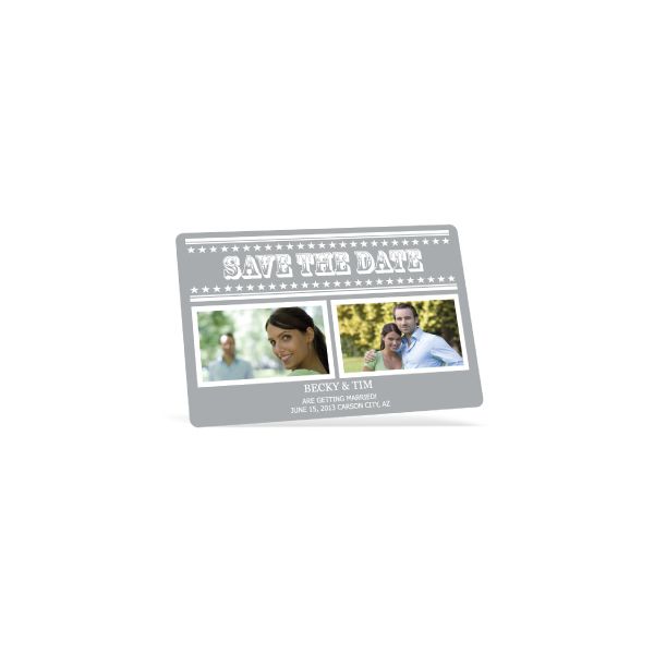4" x 6" Custom Save the Date Magnet - Round Corners