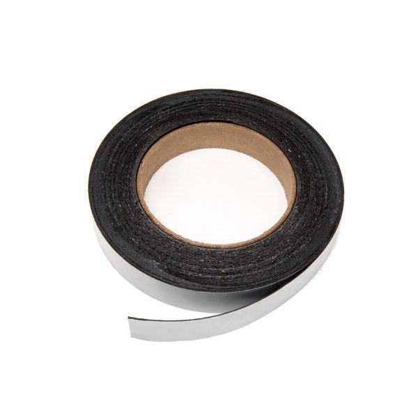 Indoor Adhesive Magnetic Strips - 1" Wide Rolls