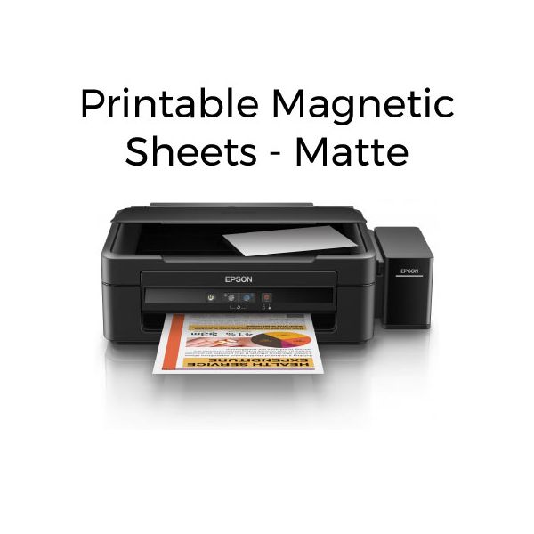 8.5x11 Inkjet Printable Magnets - 12 mil Matte 