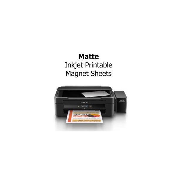 8.5x11 Inkjet Printable Magnets - Matte 