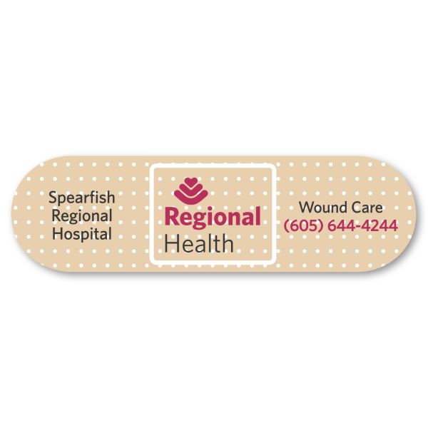 1.5" x 5.25" Personalized Band Aid Shaped Magnet (large)