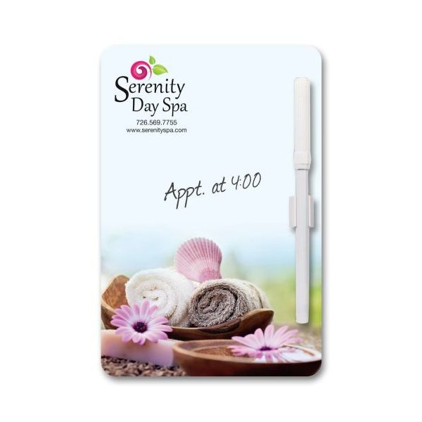 5.25" x 8.5" Custom Magnetic Dry Erase Memo Board