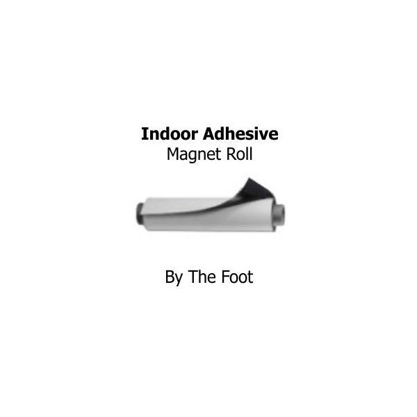 Indoor Adhesive Magnet Rolls - By the Foot (24.375" Wide)