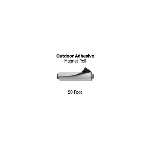Outdoor Adhesive Magnetic Rolls - 50' x 24.375" Rolls - 30 mil 