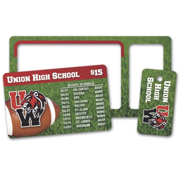 2.625" x 5.25" Custom Paper Wallet Card and Key Tag Card