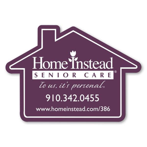 2.4375" x 3.4375" Personalized House Shaped Fridge Magnet