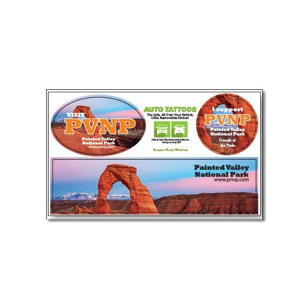 7" x 12" Custom Full Color Auto Decal Sheet with Removable Adhesive
