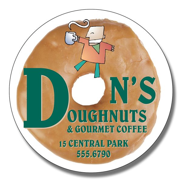 3.25" Diameter Personalized Circle Magnet