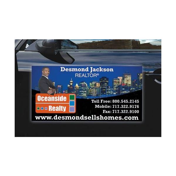 36" x 24" Large Personalized Printed Car Magnet - Round Corners