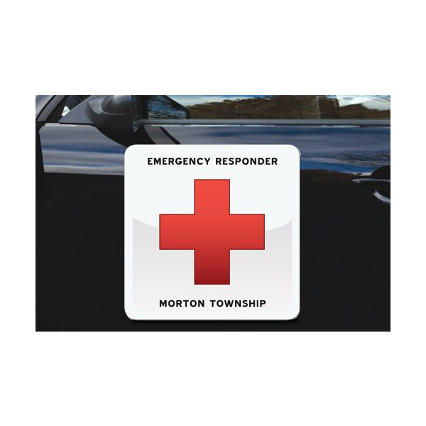 16" x 16" Square Personalized Car Magnet - Round Corners
