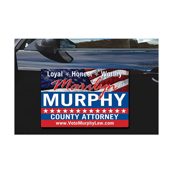 18" x 12" Personalized Car Magnet - Round Corners