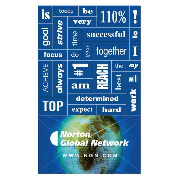 5.75" x 3.5" Personalized Message Magnet with 30 Words