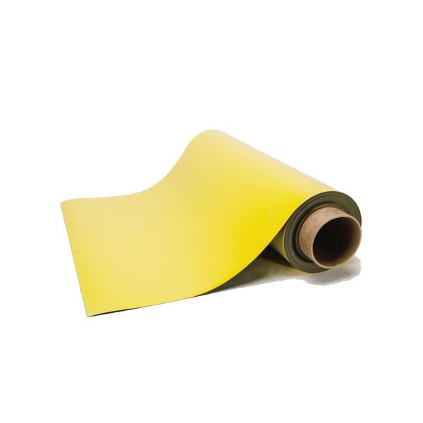 Yellow Colored Vinyl Magnet Rolls - 50' Rolls