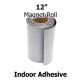 12 Inch Indoor Adhesive Magnet Strips
