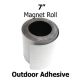 7 Inch Outdoor Adhesive Magnetic Strips- 30mil x 7