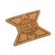 4 to 12 Square Inch Laser-Etched Flexible Wood Magnets - Cherry