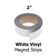White Vinyl Magnetic Strips -2