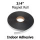 Indoor Adhesive Magnetic Strips- .75