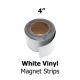White Vinyl Magnetic Strips -4