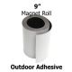 9 Inch Outdoor Adhesive Magnet Strips- 9