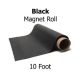 Black Vinyl Magnet Sheeting - 10' Rolls