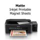 8.5x11 Inkjet Printable Magnets - Matte
