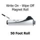 Write On - Wipe Off Magnetic Sheeting - 50 Foot Rolls 