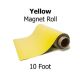Yellow Vinyl Magnet Sheeting - 10' Rolls